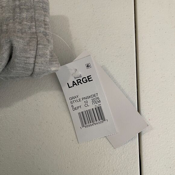 Peanuts Sweatpants Youth Large Gray Fleece Pull On Christmas Charlie Brown - Picture 5 of 9